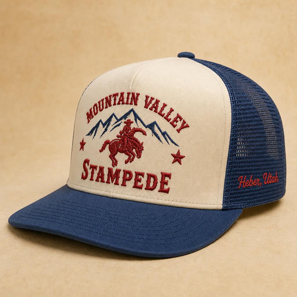 Ivory & Denim trucker hat